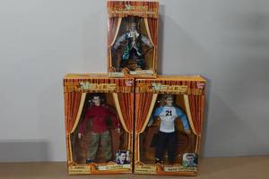 lot 287 image: 3 NSYNC Collectors Dolls -2 Justin Timberlake, 1 JC Chasez