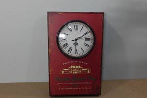 lot 338 image: Vintage Style Wall Clock