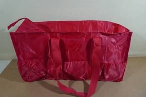 lot 61 image: 4 MOCA Folding Totes 22x12x10