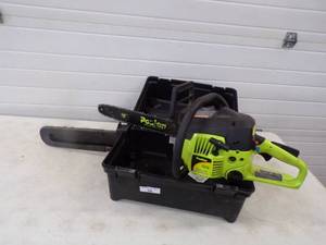 lot 10 image: Poulan 18 Chain Saw with Case