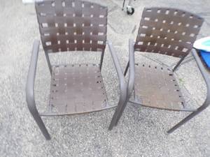 lot 24 image: Pair of Patio Chairs