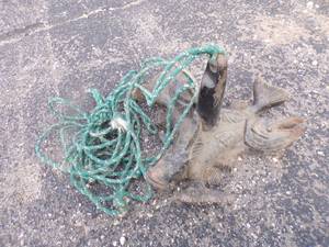 lot 49 image: Fish Anchor with Rope