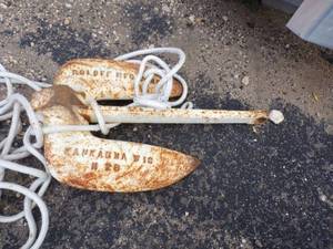 lot 51 image: Large Anchor with Rope