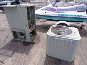 lot 120 image: American Standard AC Unit with 100,000 BTU NG Furnace