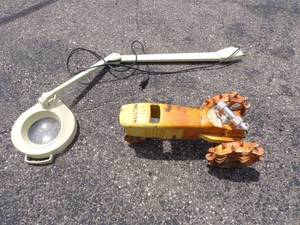 lot 124 image: Vintage Nelson Lawn Sprinkler base with magnifying glass