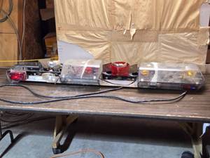lot 34 image: Emergency Light Bar - Needs a couple plastics and bulbs
