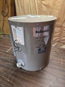 lot 121 image: 10 Gallon Reliance Hot Water Heater Never Been Installed, Wired for 110V