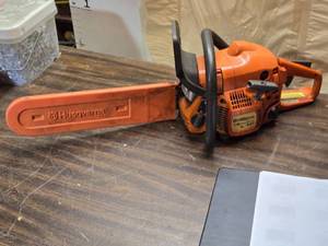 lot 201 image: Husqvarna 440 Chain Saw - Good Working Saw