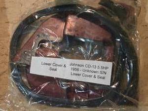 lot 234 image: 1956 Johnson CD-13 5.5HP Lower Cover and Seal Vintage Boat Motor Parts