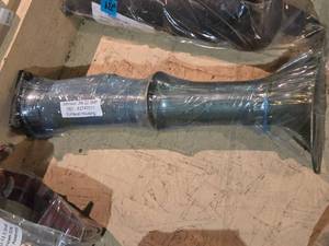 lot 242 image: 1967 Johnson JW-22 3HP Exhaust Housing Vintage Boat Motor Parts
