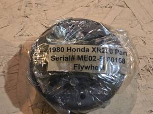 lot 282 image: 1980 Honda XR200 Flywheel