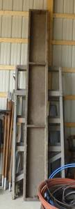 Homemade wood scaffold