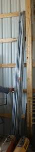 Group of emt about 20 pieces all 10 ft sticks 12, 34 and 1 inch and pipe bender
