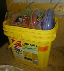 Bucket of string trimmer line