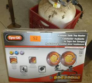Dyna-glo Radiant tank top heater - New