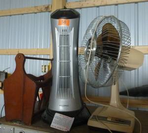 Fan, heater, magazine rack