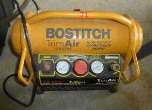 Bostitch high output air compressor - works