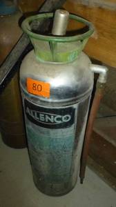 Vintage Allenco Fire extinguisher