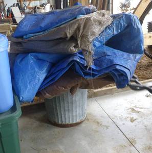 Barrell of tarps