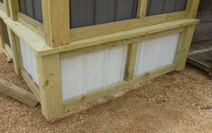 ONE Raised Garden Box - inside measures 6 ft x 3 ft x 2 ft high - White