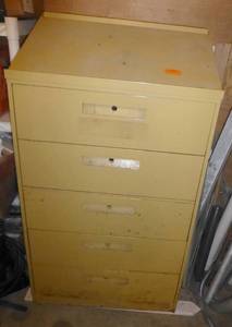 Cabinet full of supplies