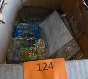 Box of glue traps and mouse poison