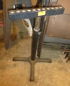 stand to slide your long pieces of wood on