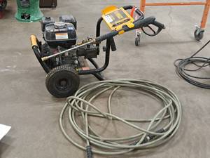 lot 40 image: DeWalt Gas Pressure Washer with Spray Hose and Wand