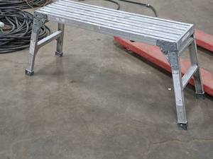 lot 71 image: Aluminum Folding Work Platform 13x50x20-12