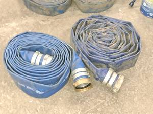 lot 76 image: Lot of (2) 3 Water Hoses
