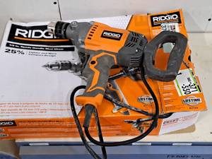 lot 134 image: Ridgid 12 Cordless Spade Handle Mud Mixer