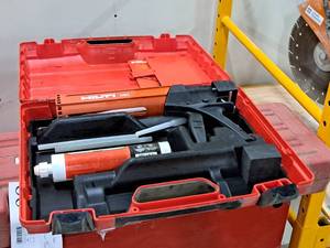 lot 149A image: Hilti DSC Caulking Gun with Case and Accessories