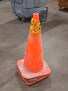 lot 177 image: Lot of (4) Plastic Safety Cones