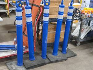 lot 181 image: Lot of (5) 48 Marking Posts