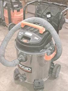 lot 211 image: Ridgid 16-Gallon Shop Vacuum with Hose and Accessories