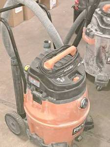 lot 212 image: Ridgid 16-Gallon Shop Vacuum with Hose and Accessories