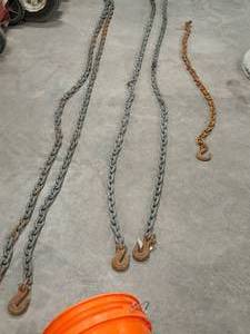 lot 244 image: Lot of (3) Tow Chains - 20, 19, 5
