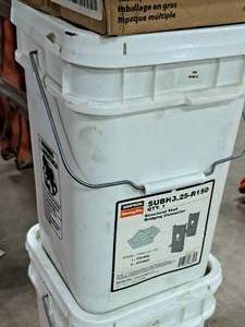lot 253 image: Lot of (1 Bucket) Simpson Strong-Tie Structural Stud Bridging Connectors