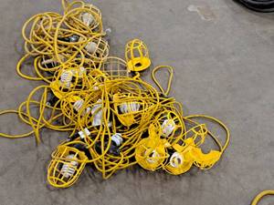 lot 278 image: Lot of (2) Strings of Work Lights
