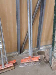 lot 337 image: Lot of (2) 14-Blade Floor Scrapers