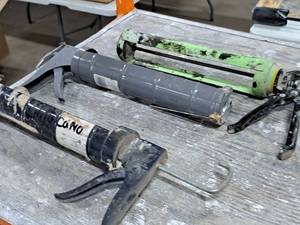 lot 398 image: Lot of (3) Assorted Large Sealant Guns