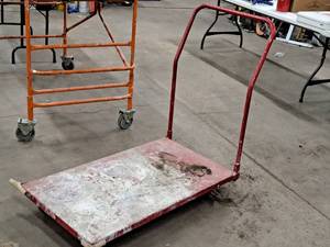 lot 417 image: Metal Utility Cart