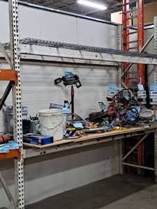 lot 2 image: Pallet Racking - 120 Uprights (x2), 10 Cross Beams (x4)