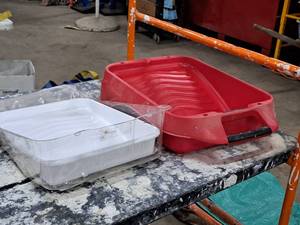 lot 455 image: Paint Pan with (8) Disposable Liners