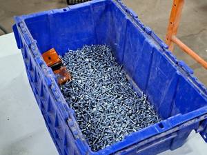 lot 503 image: Lot of (1 Tote) 34 Self Tapping Screws