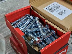 lot 510 image: Lot of (1 Box) Hilti HLC-HX Anchors 12x3 25-count ( 25 total items )