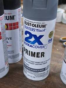 lot 521 image: Lot of (2) Rust-Oleum 2x Ultra Cover Primer 12-oz Aerosol Can