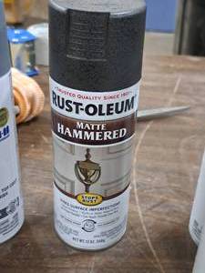 lot 522 image: Lot of (1) Rust-Oleum Matte Hammered 12-oz Aerosol Can