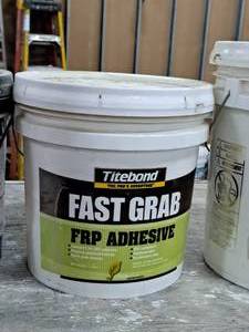 lot 569 image: Lot of (1) Titebond Fast Grab FRP Adhesive 4-Gallon Pail