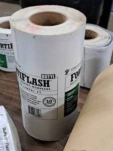 lot 603 image: Lot of (1 Roll) FortiFlash Waterproof Flashing Membrane 75x12
